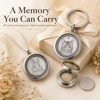 Personalized Pet Keepsake Locket – Custom Portrait Engraving
